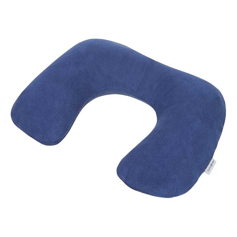 Napihljiv potovalni vzglavnik s snemljivo prevleko