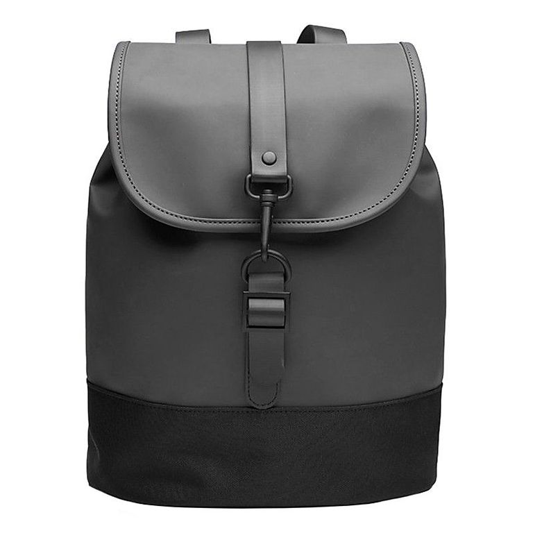 RAINS DRAWSTRING BACKPACK BLACK 12931